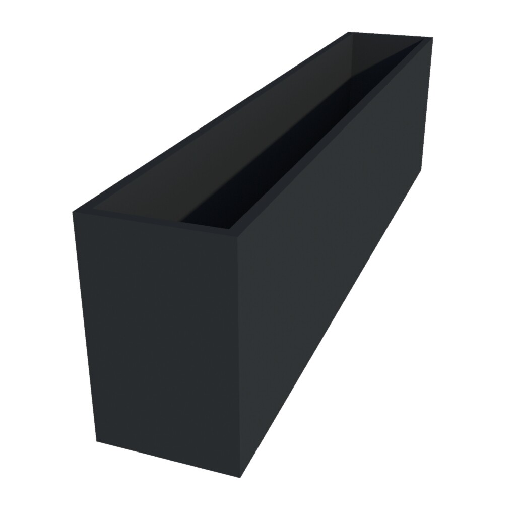 Powder Coated Rectangular Planter 1500 x 250 x 400