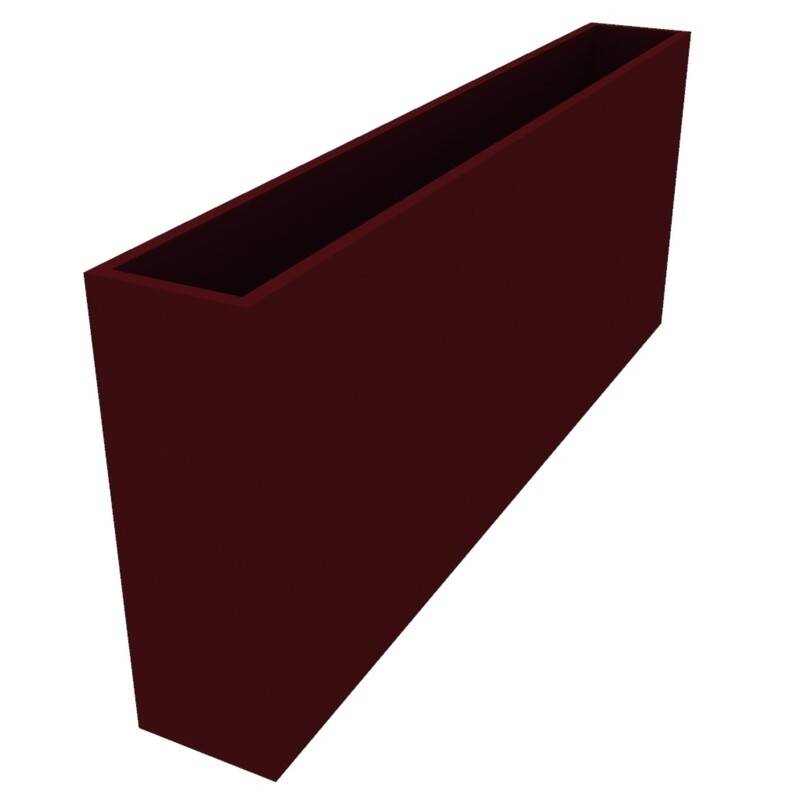 Powder Coated Rectangular Planter 1500 x 200 x 600