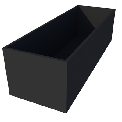 Powder Coated Rectangular Planter 1800 x 600 x 500