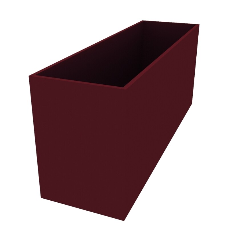 Powder Coated Rectangular Planter 1200 x 350 x 600