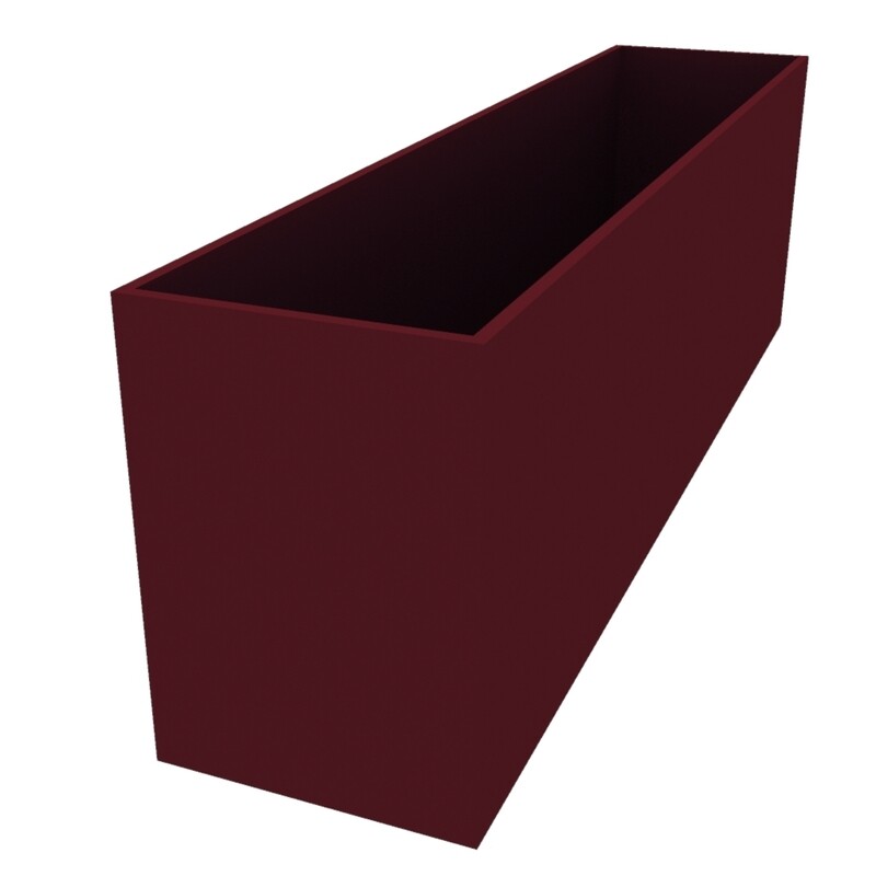 Powder Coated Rectangular Planter 1600 x 350 x 500