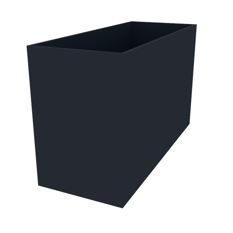 Powder Coated Rectangular Planter 1000 x 400 x 600