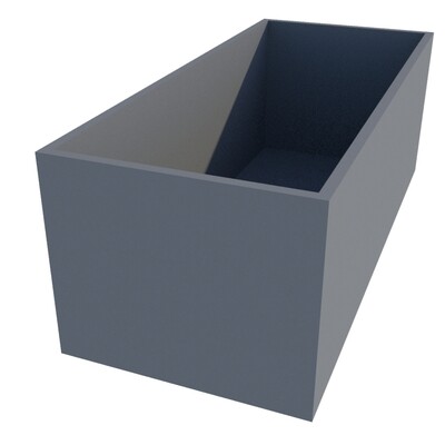 Powder Coated Rectangular Planter 1400 x 600 x 500