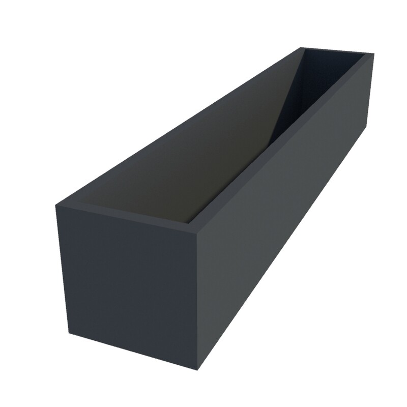 Powder Coated Window Box 1400 x 250 x 250