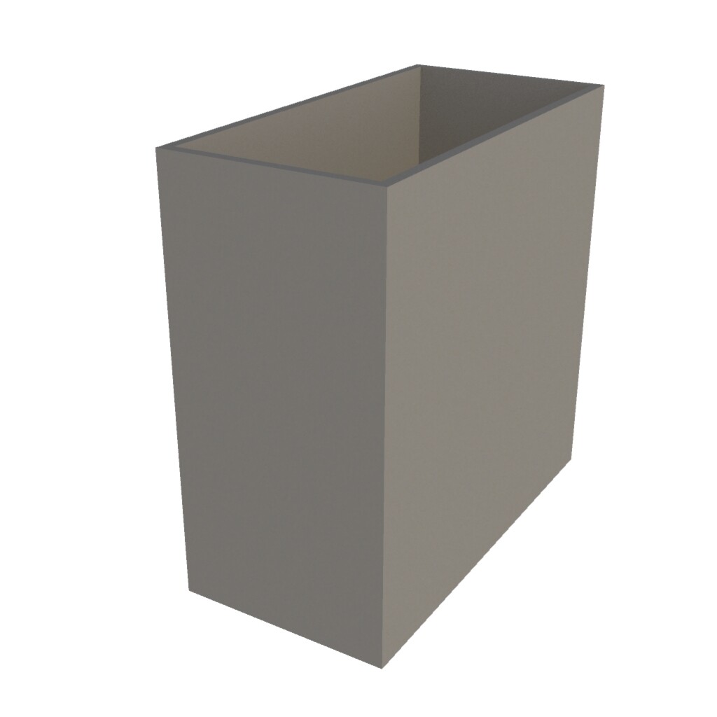 Powder Coated Rectangular Planter 1000 x 500 x 1000