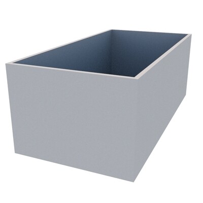 Powder Coated Rectangular Planter 1500 x 750 x 550