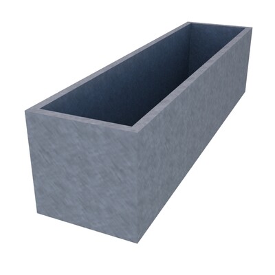 Galvanised Window Box 1200 x 300 x 300
