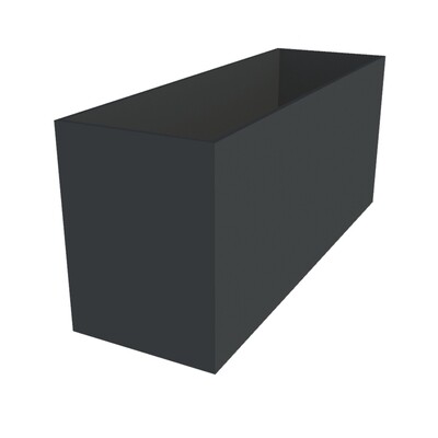 Powder Coated Rectangular Planter 1400 x 450 x 600