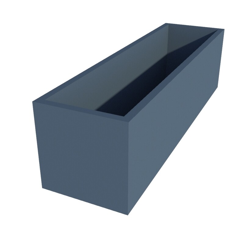 Powder Coated Rectangular Planter 1100 x 300 x 300