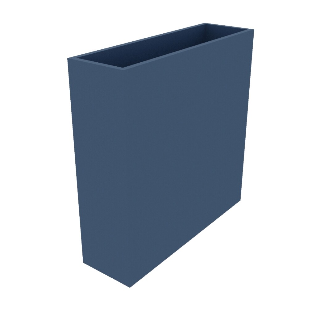 Powder Coated Rectangular Planter 1000 x 300 x 1000