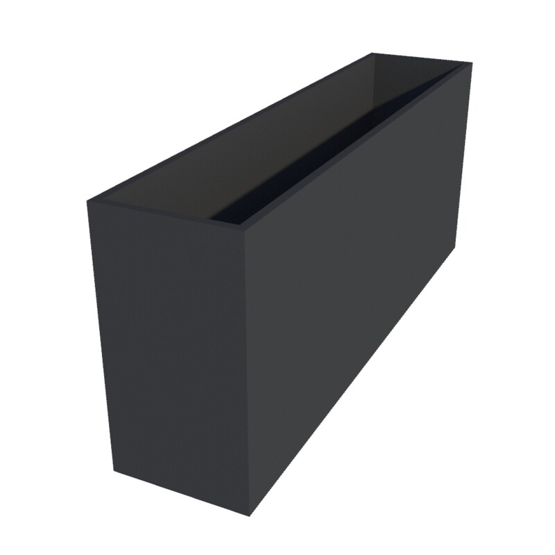 Powder Coated Rectangular Planter 1800 x 400 x 750