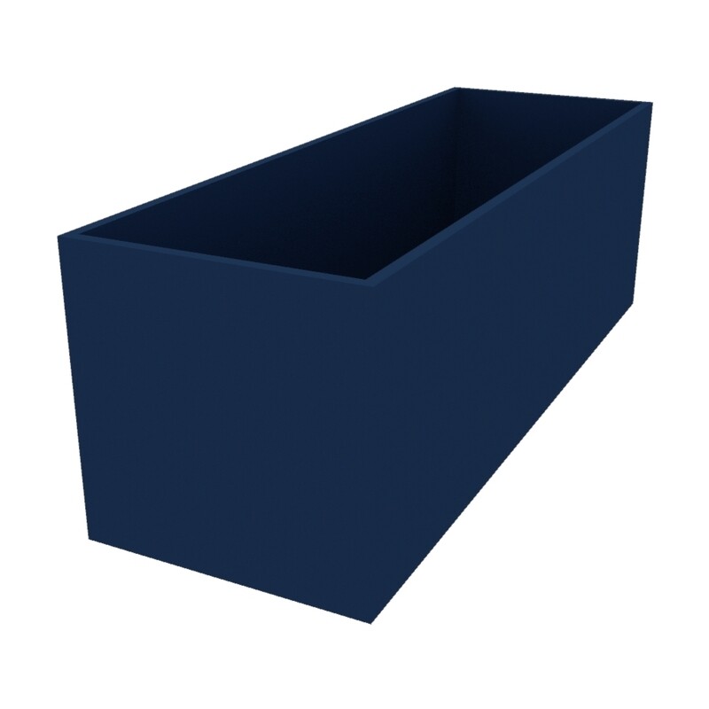 Powder Coated Rectangular Planter 1800 x 600 x 600