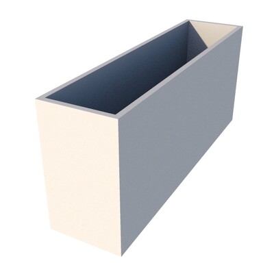 Powder Coated Rectangular Planter 1400 x 350 x 600