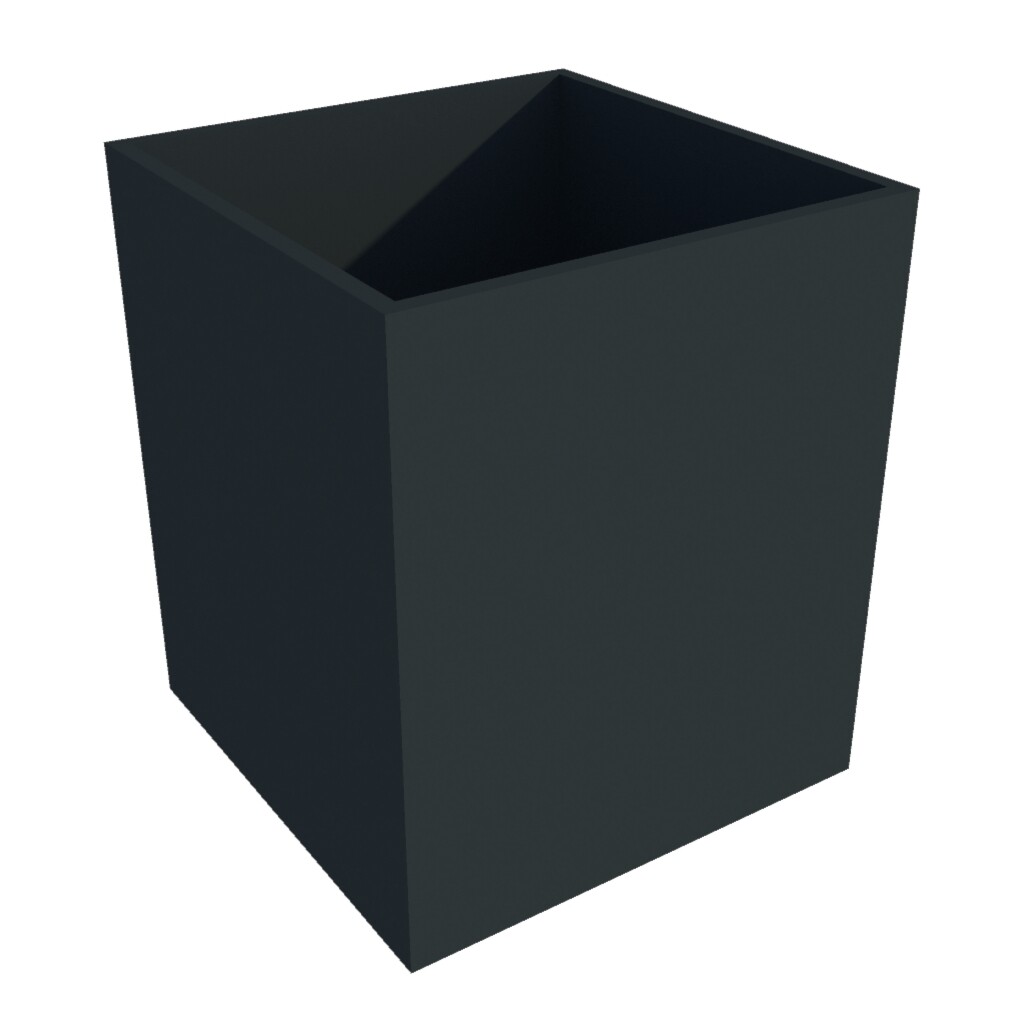 Powder Coated Cube Planter 700 x 700 x 820