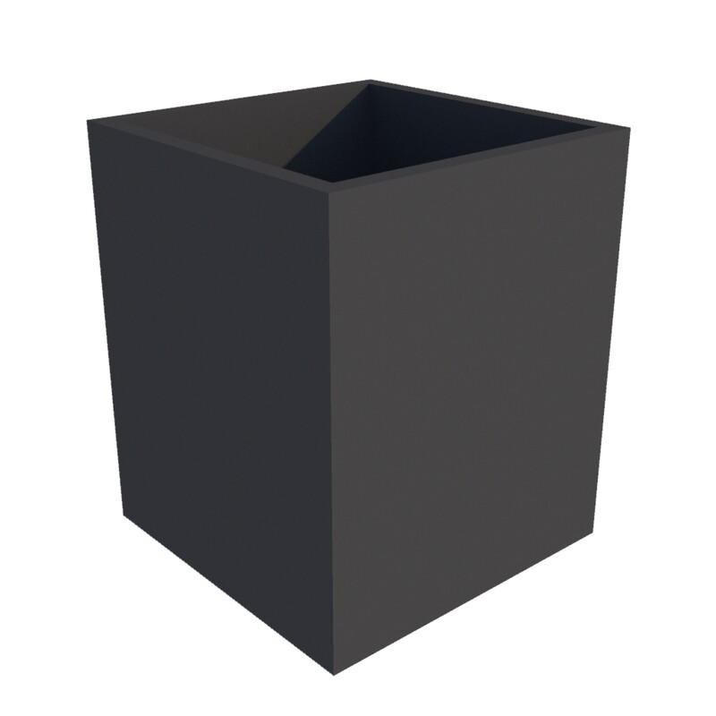 Powder Coated Cube Planter 500 x 500 x 600