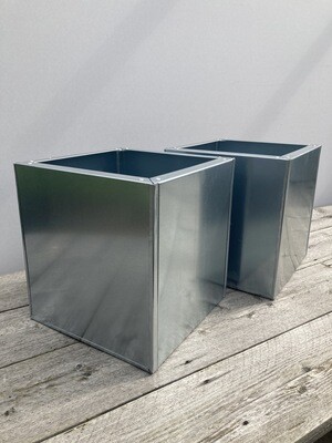 Galvanised Planters