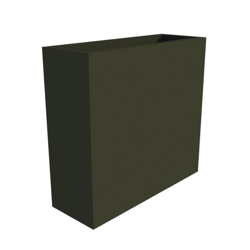 Powder Coated Rectangular Planter 700 x 250 x 650