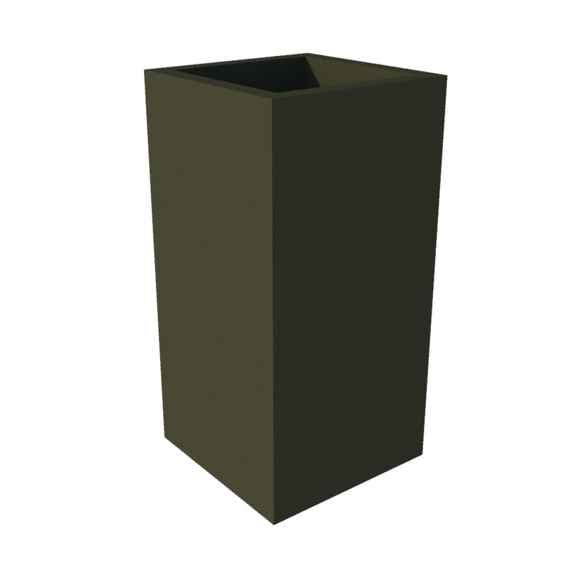 Powder Coated Cube Planter 300 x 300 x 600