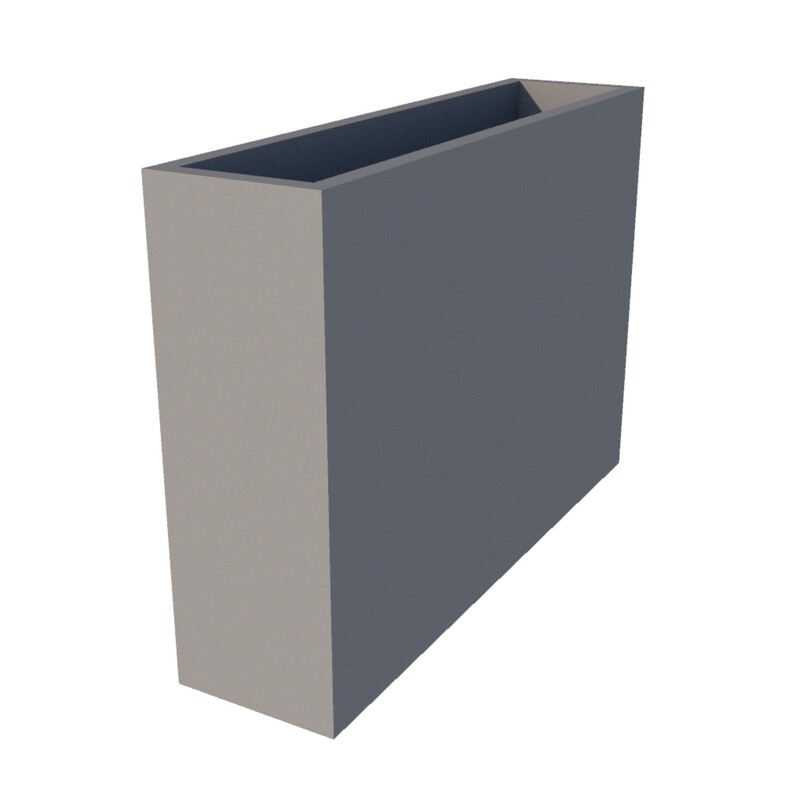 Powder Coated Rectangular Planter 1000 x 200 x 700