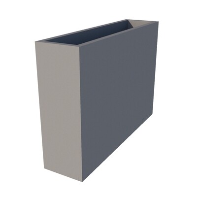 Powder Coated Rectangular Planter 1000 x 250 x 700