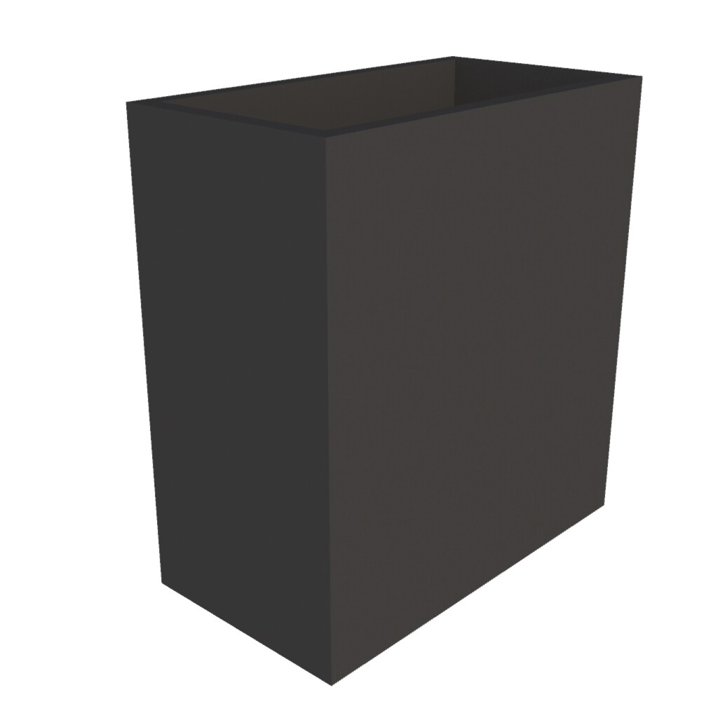 Powder Coated Rectangular Planter 650 x 350 x 700