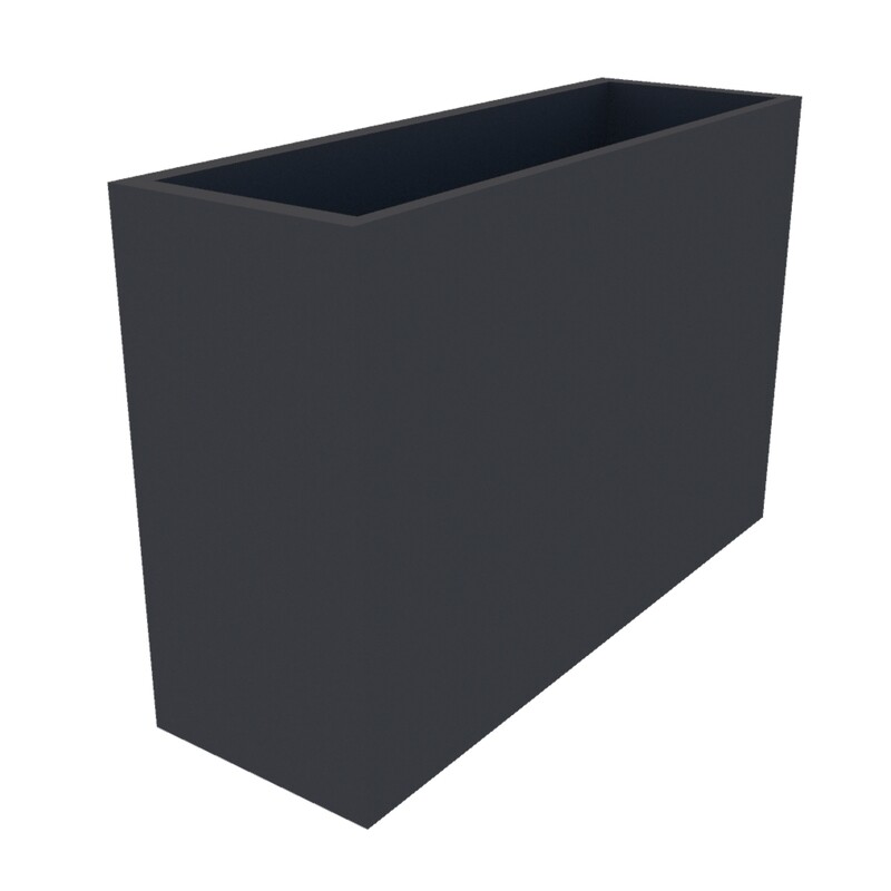 Powder Coated Rectangular Planter 900 x 300 x 600