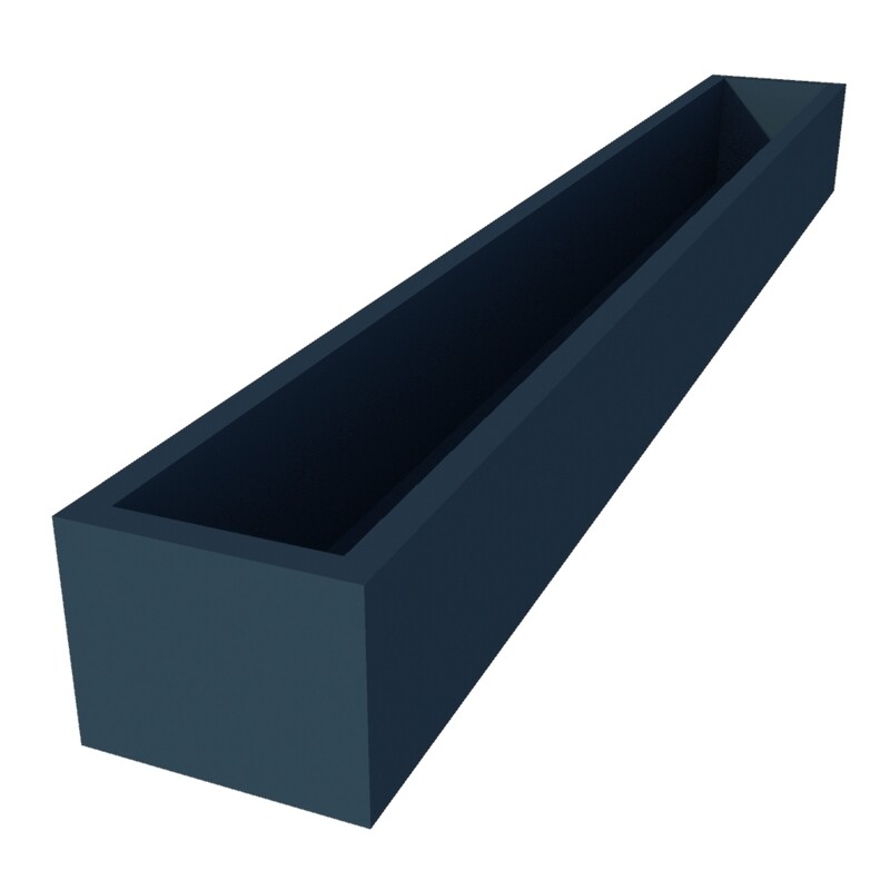 Powder Coated Long Window Box 2000 x 250 x 200
