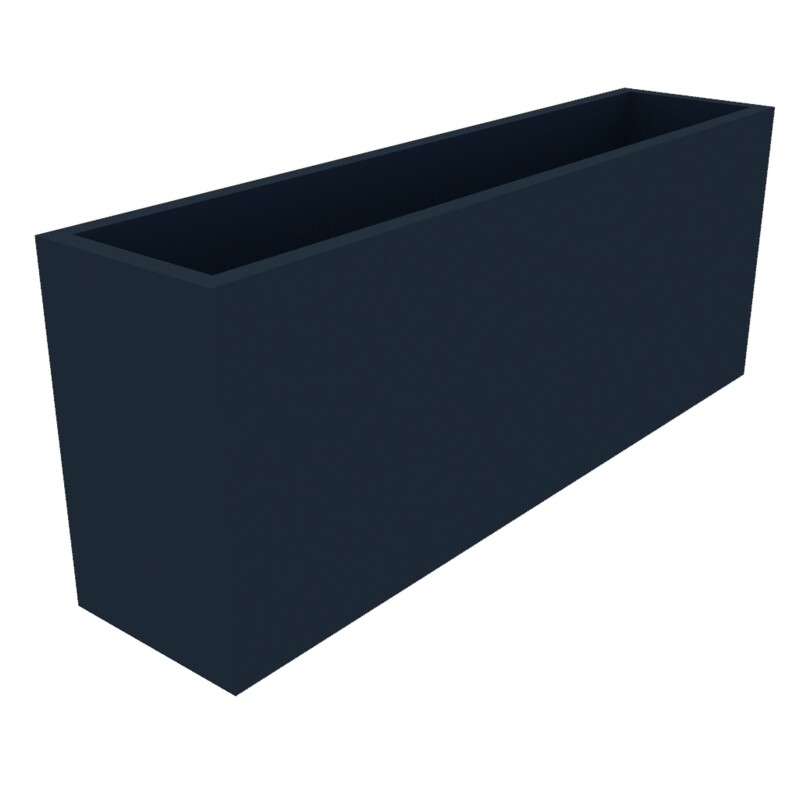 Powder Coated Rectangular Planter 1300 x 300 x 500