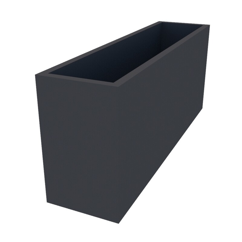 Powder Coated Rectangular Planter 1200 x 300 x 500