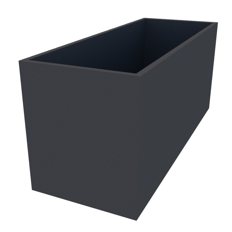 Powder Coated Rectangular Planter 1600 x 600 x 600
