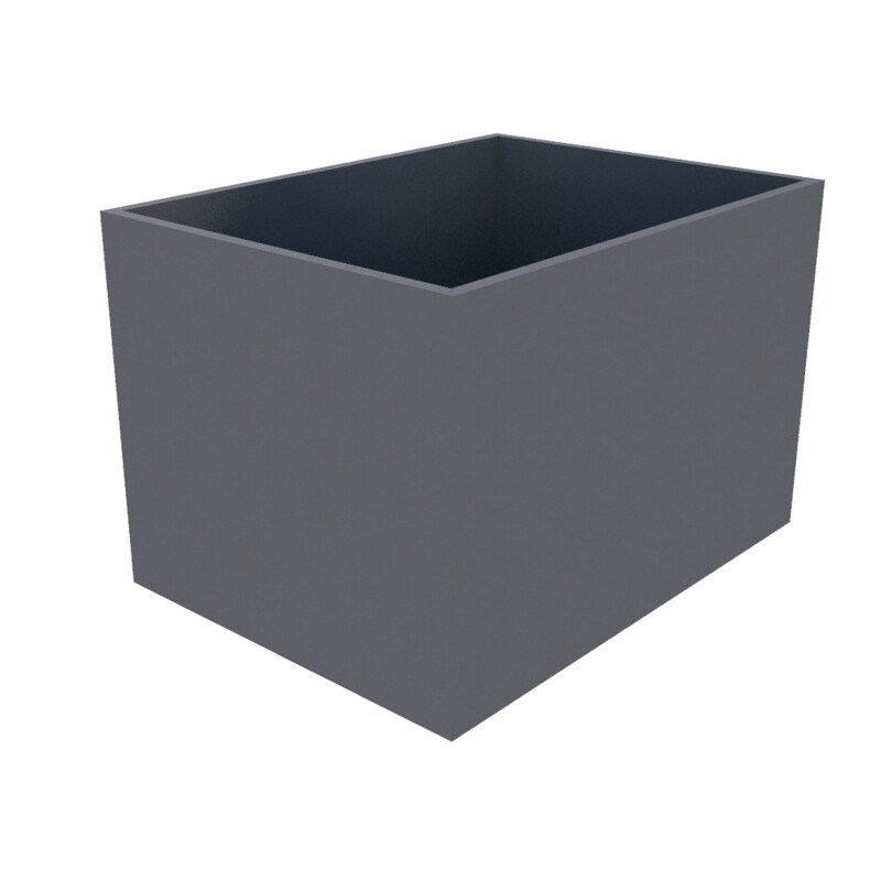 Powder Coated Rectangular Planter 1200 x 900 x 800