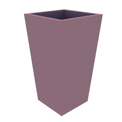 Powder coated Tapered Planter 400 x 400 x 800
