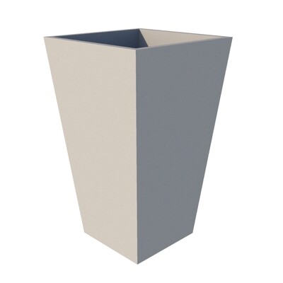 Powder coated Tapered Planter 600 x 600 x 1000