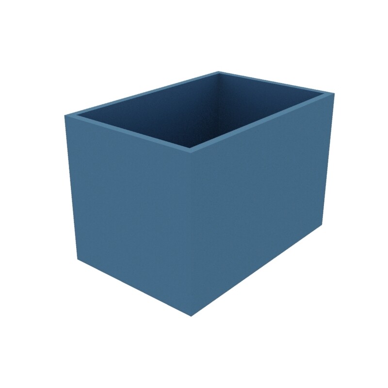 Powder Coated Rectangular Planter 600 x 400 x 400