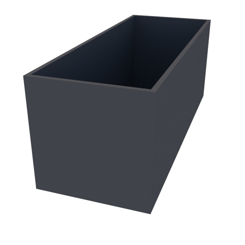 Powder Coated Rectangular Planter 1300 x 500 x 500