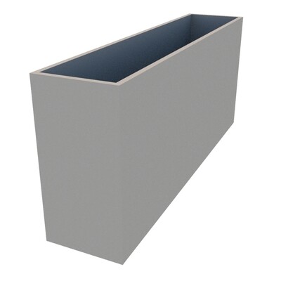 Powder Coated Rectangular Planter 1400 x 300 x 600
