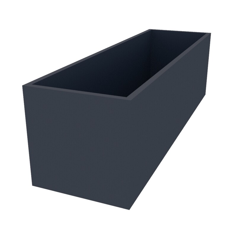 Powder Coated Rectangular Planter 1200 x 350 x 350