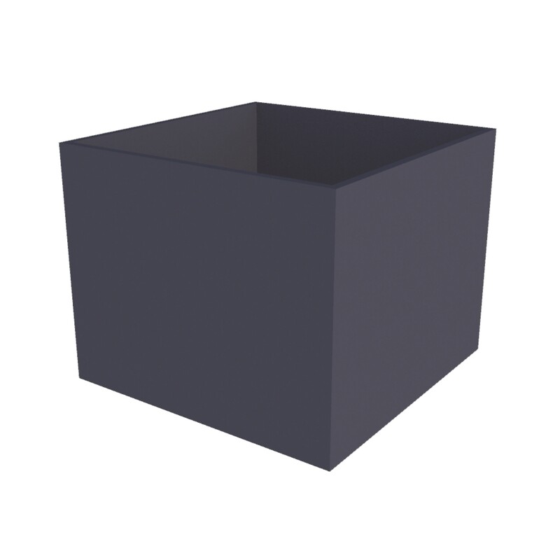Powder Coated Cube Planter 700 x 700 x 500