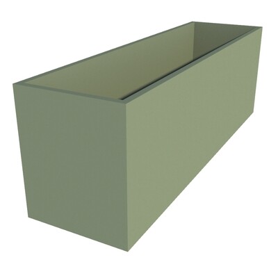 Powder Coated Rectangular Planter 1800 x 500 x 600