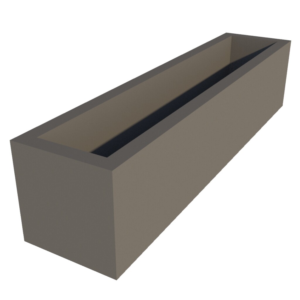 Powder Coated Window Box 900 x 200 x 220