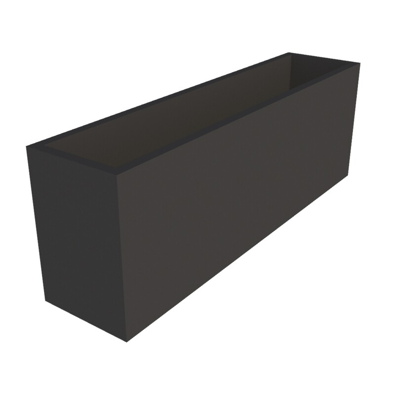 Powder Coated Rectangular Planter 1300 x 300 x 450