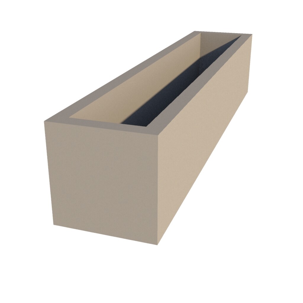 Powder Coated Window Box 1000 x 250 x 250