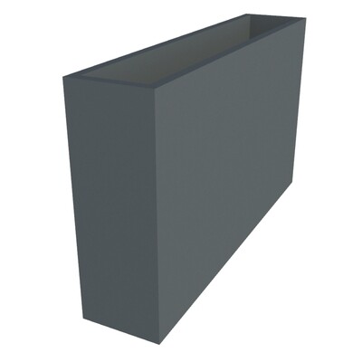 Powder Coated Rectangular Planter 1200 x 250 x 700