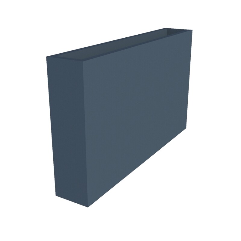 Powder Coated Rectangular Planter 1200 x 200 x 700