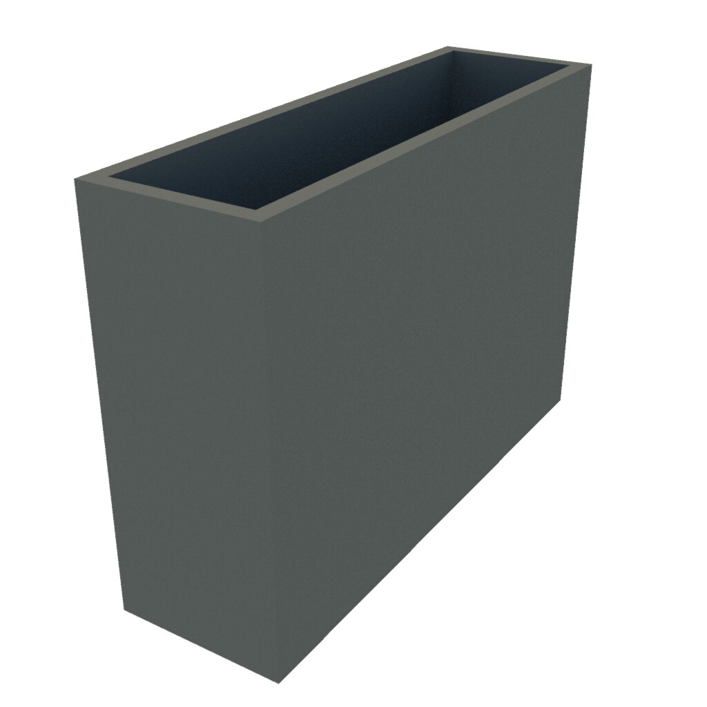 Powder Coated Rectangular Planter 1000 x 300 x 700