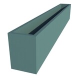 Powder Coated Long Rectangular Planter 2300 x 250 x 350