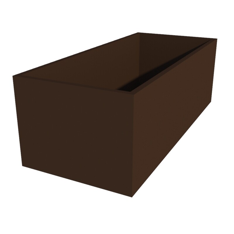 Powder Coated Rectangular Planter 1500 x 650 x 500