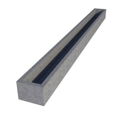 Galvanised Window Box 2400 x 200 x 150
