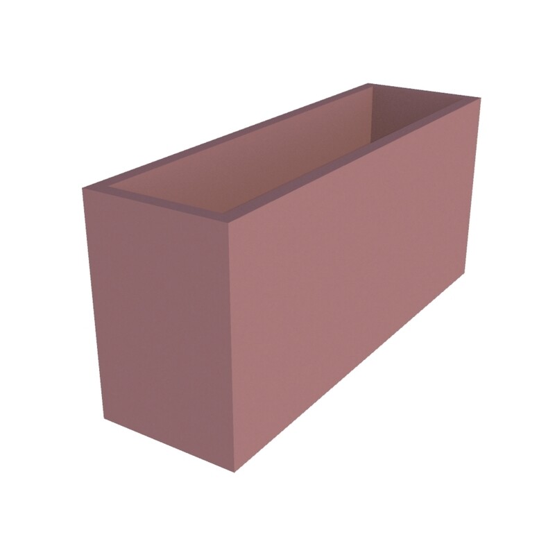 Powder Coated Rectangular Planter 1000 x 300 x 450