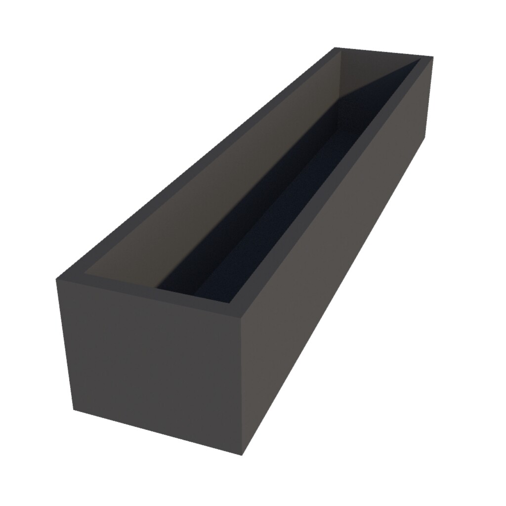Powder Coated Window Box 1500 x 300 x 250